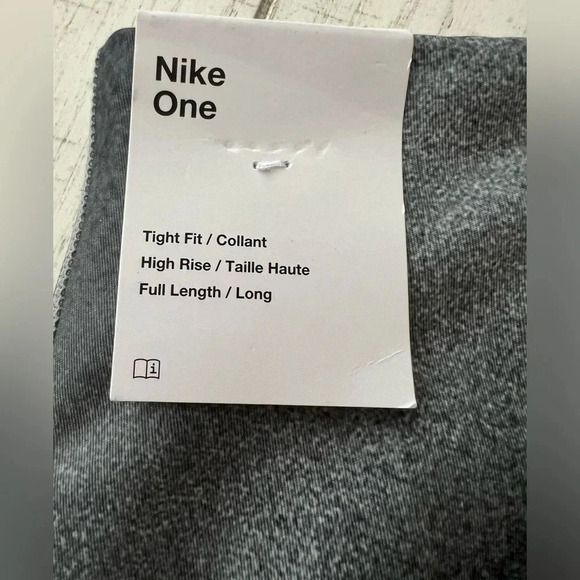 NWT Nike Women’s One High Waist Full Length Leggings L - Picture 8 of 8